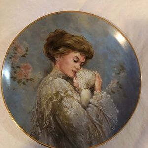 Brenda Burke tender Caress 1991 collectors plate